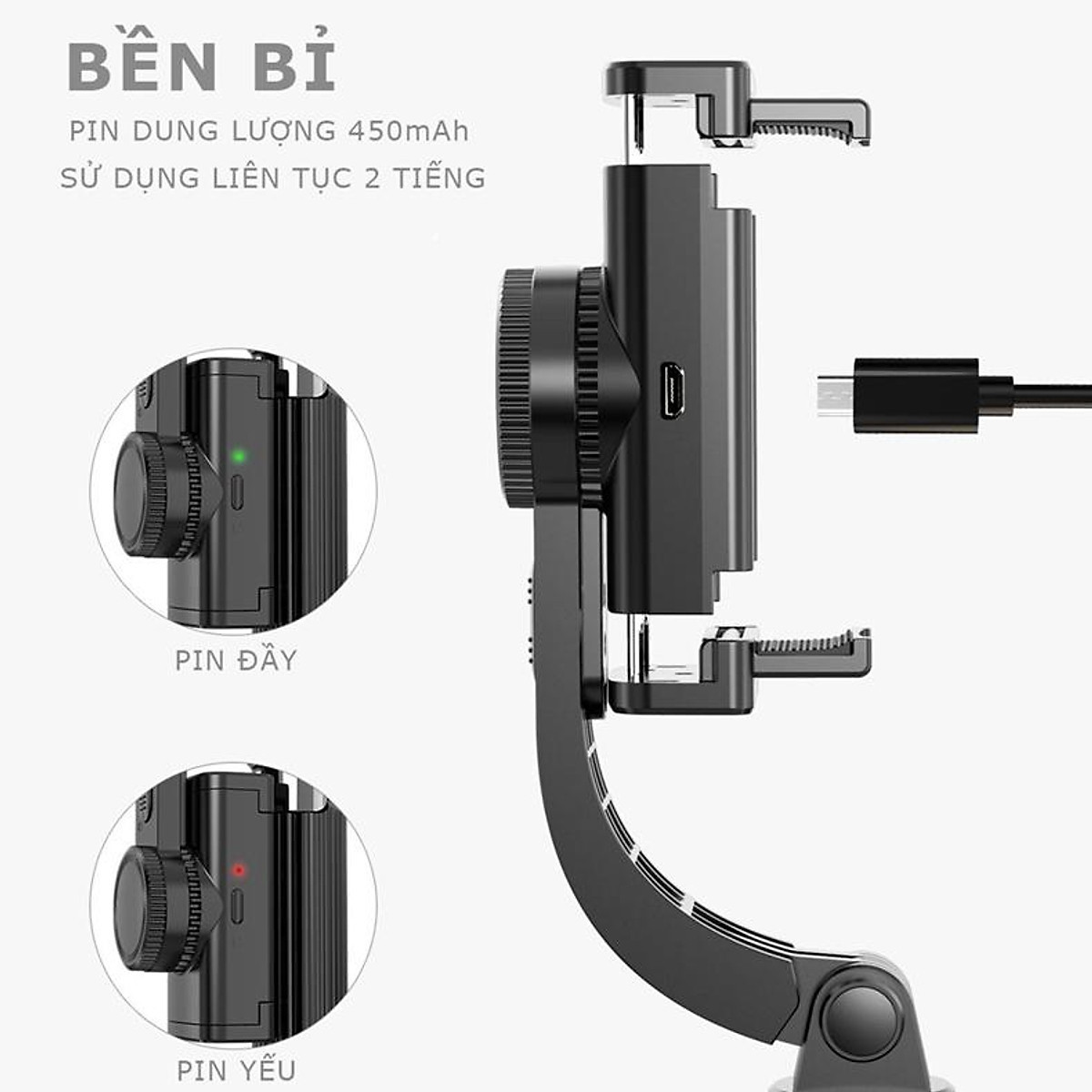 Gậy chụp ảnh Gimbal chống rung quay Video chuyển động cho Livestreamer vloger - Gimbal L08