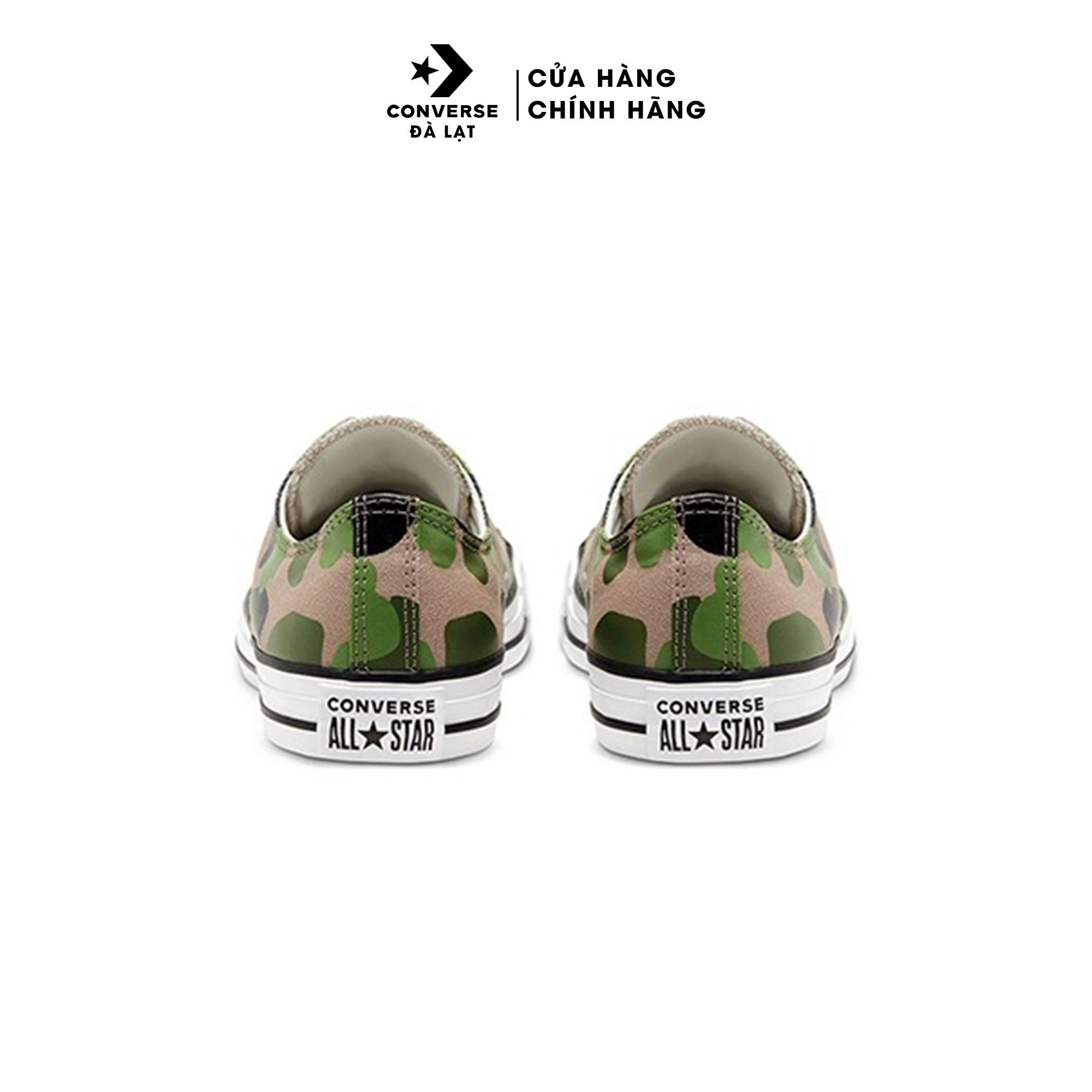 Giày sneakers đi học thấp cổ chính hãng Chuck Taylor All Star Archival Print Camo - 166715C