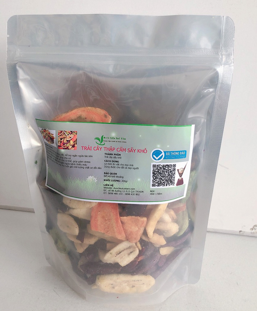 Trái cây sấy khô thập cẩm đà lạt (200gr)