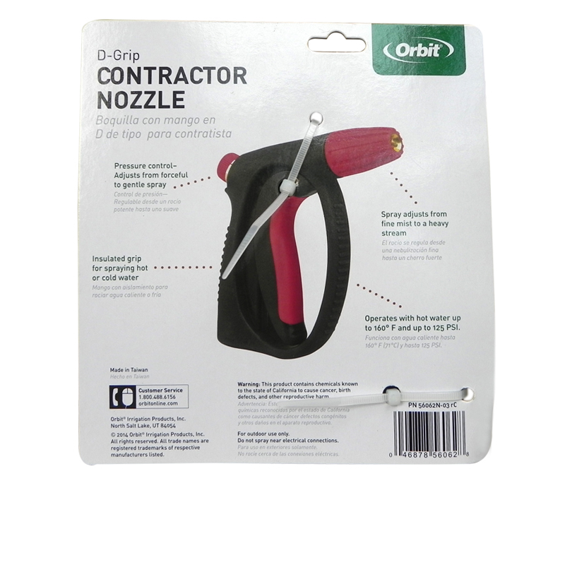 Vòi xịt nước D Grip 56062N. Thương hiệu Orbit - U.K