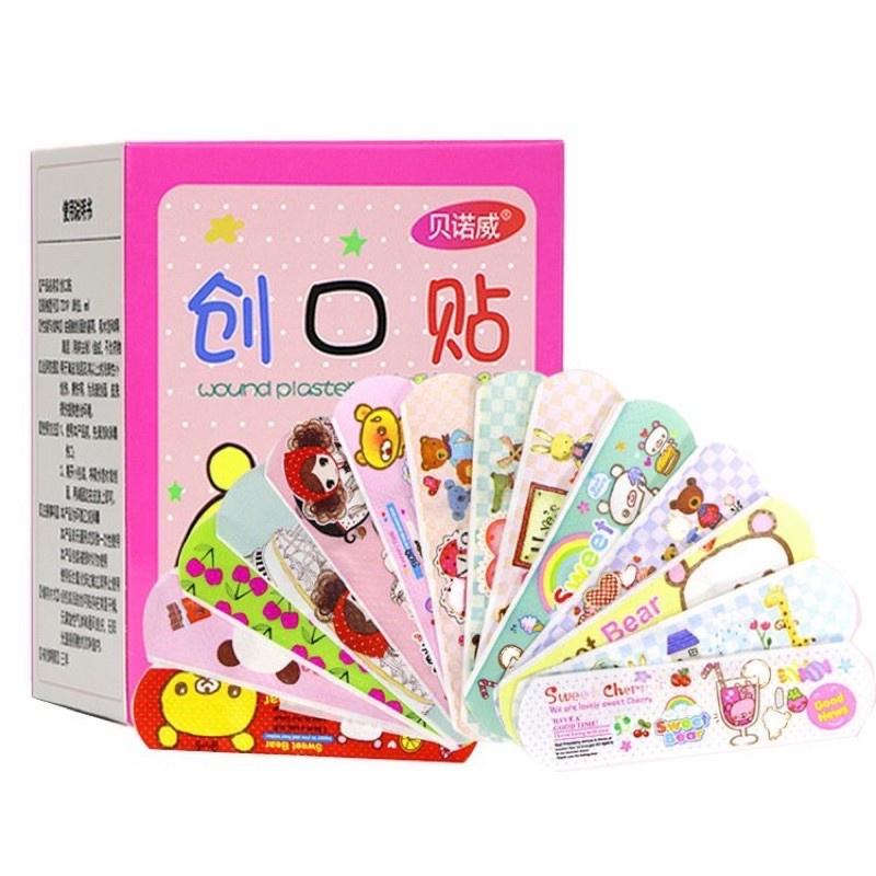 Urgo hoạt hình cho bé - Hộp 100-120 miếng băng dán vết thương cá nhân trẻ em