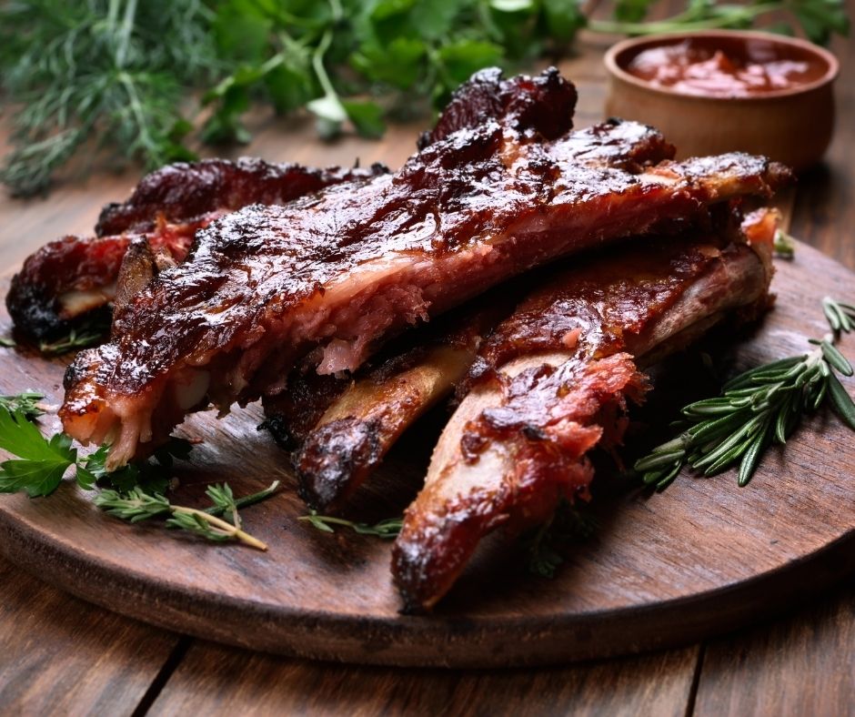 Sườn heo xông khói thủ công - 500gr