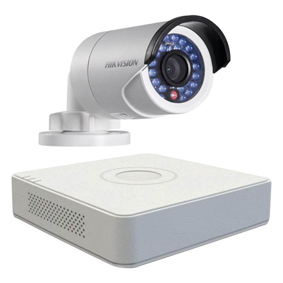 Trọn bộ 1 Camera quan sát HIKVISION TVI 1 Megapixel DS-2CE16C0T-IRP chuẩn 720HD - Hàng chính hãng