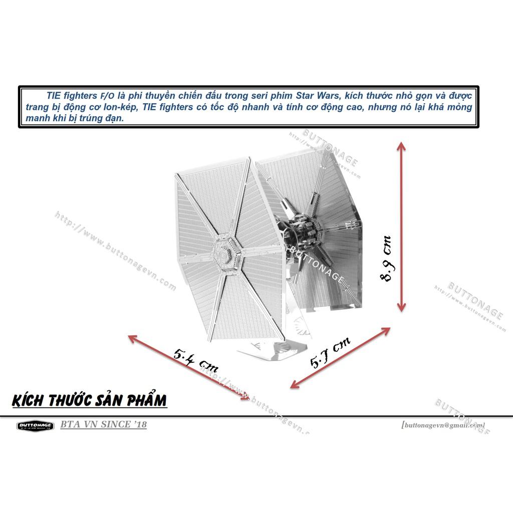 Mô Hình Lắp Ráp 3d Phi Thuyền Tie Fighter