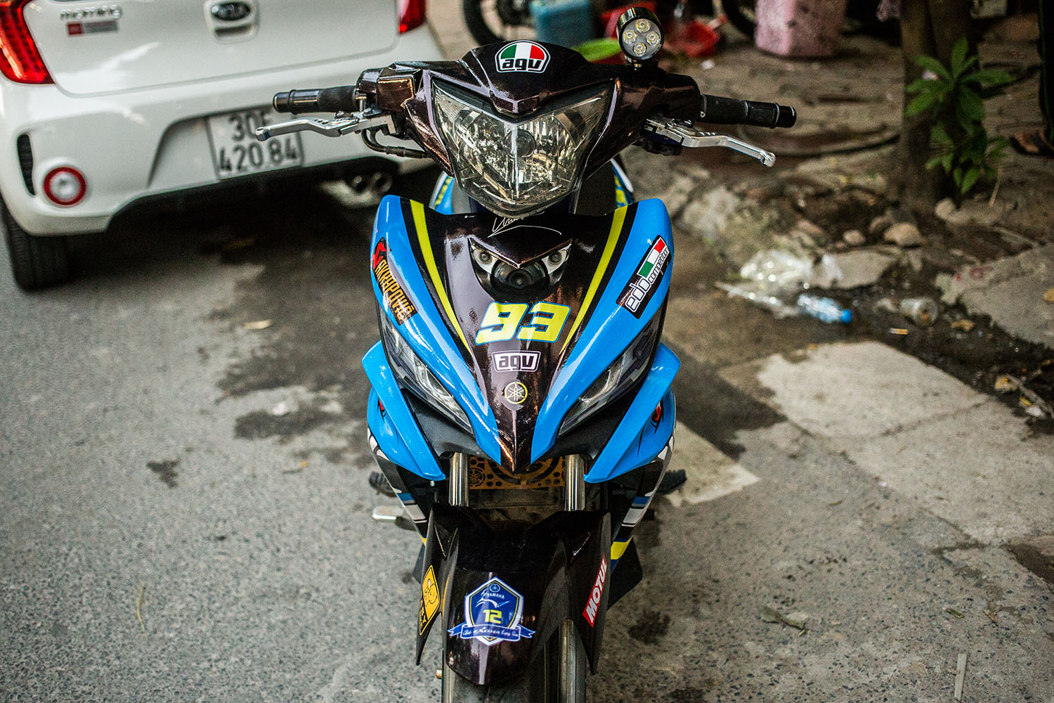 Tem trùm Exciter 135 Blue Shark