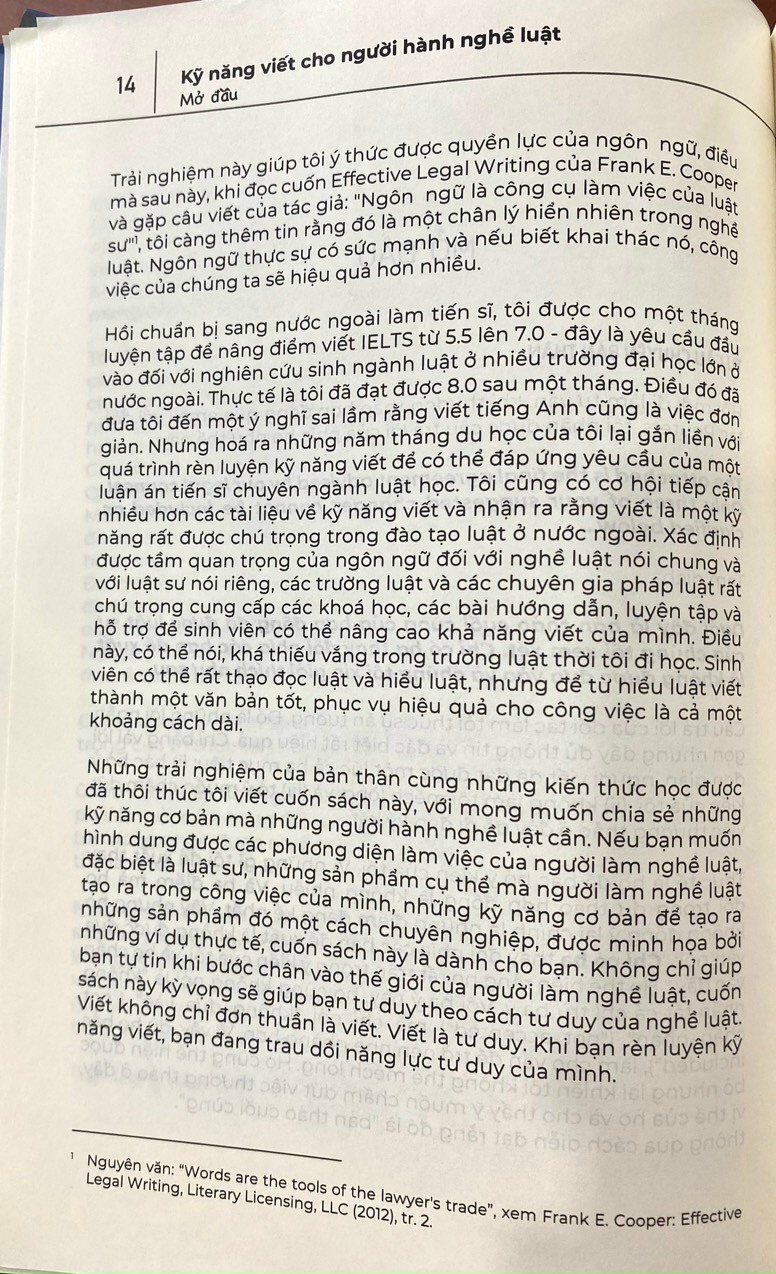 Kỹ năng viết cho người hành nghề luật (tái bản năm 2023, lần thứ nhất, có sửa chữa, bổ sung)