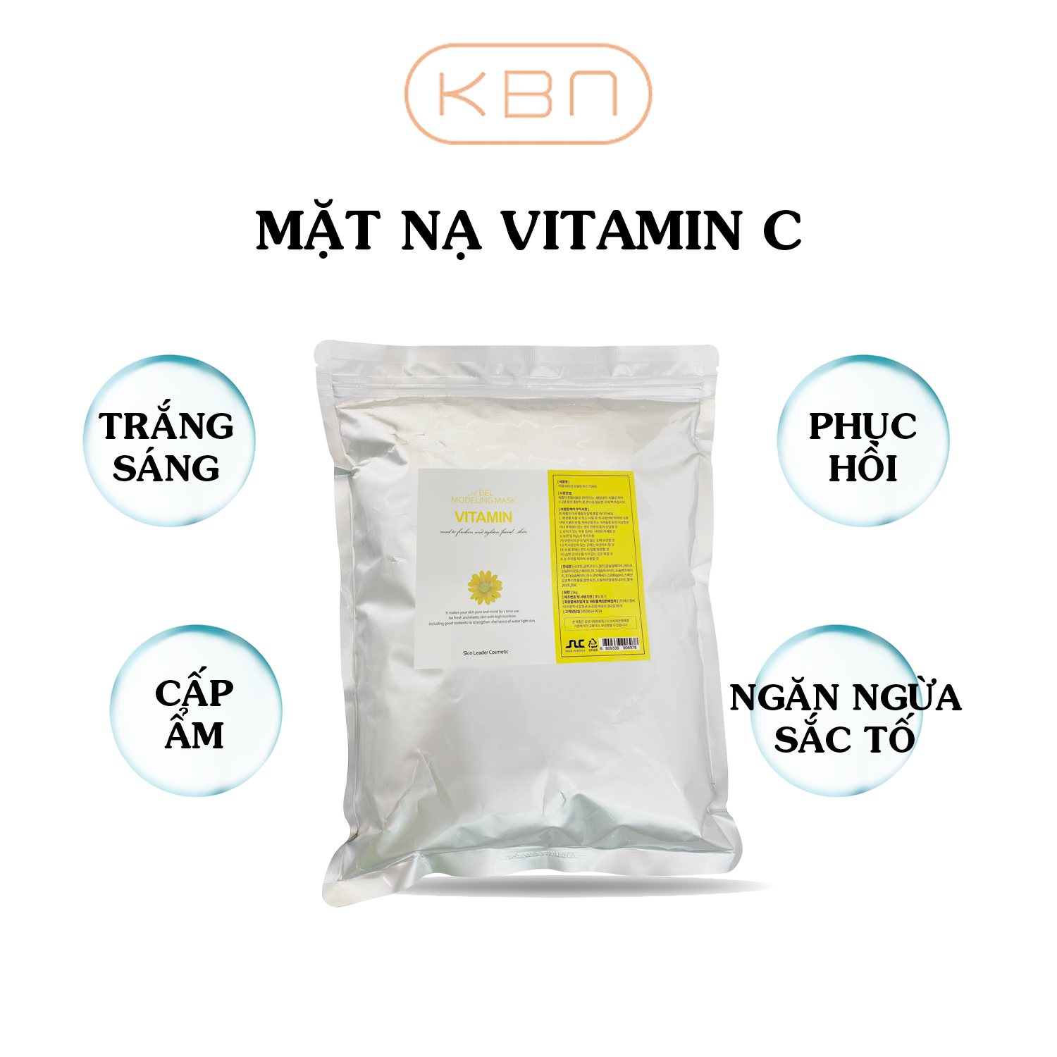 Mặt Nạ Vitamin C - Mặt Nạ Bột Dẻo Adel Mask Hàn Quốc (Hàng Chính Hãng)