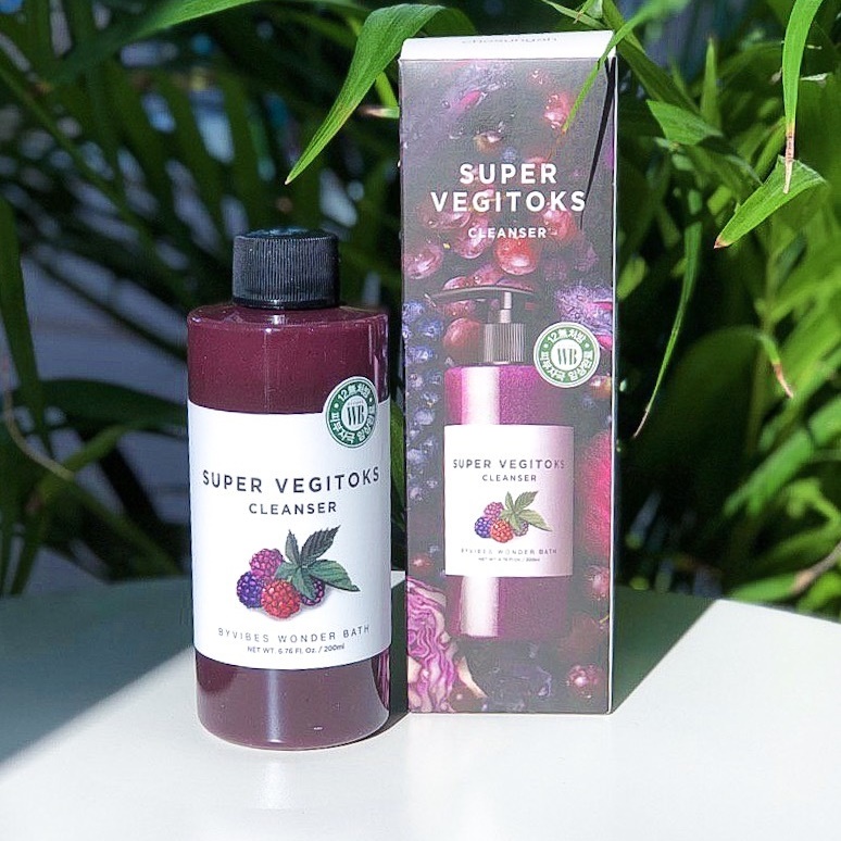 Sữa Rửa Mặt Rau Củ 3 in 1 Tẩy Trang - Rửa Mặt - Thải Độc Tố Wonder Bath Super Vegitoks Cleanser