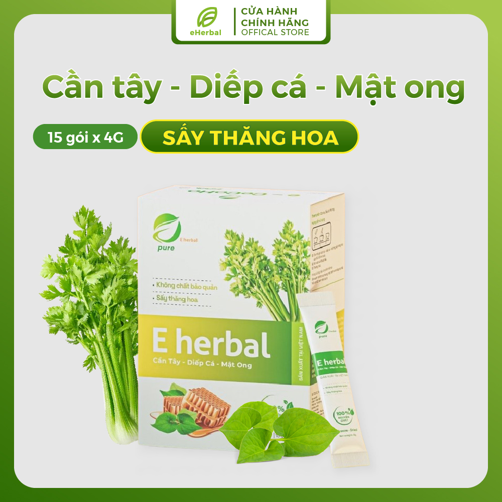 Bột Cần tây- Diếp cá- Mật ong sấy thăng hoa