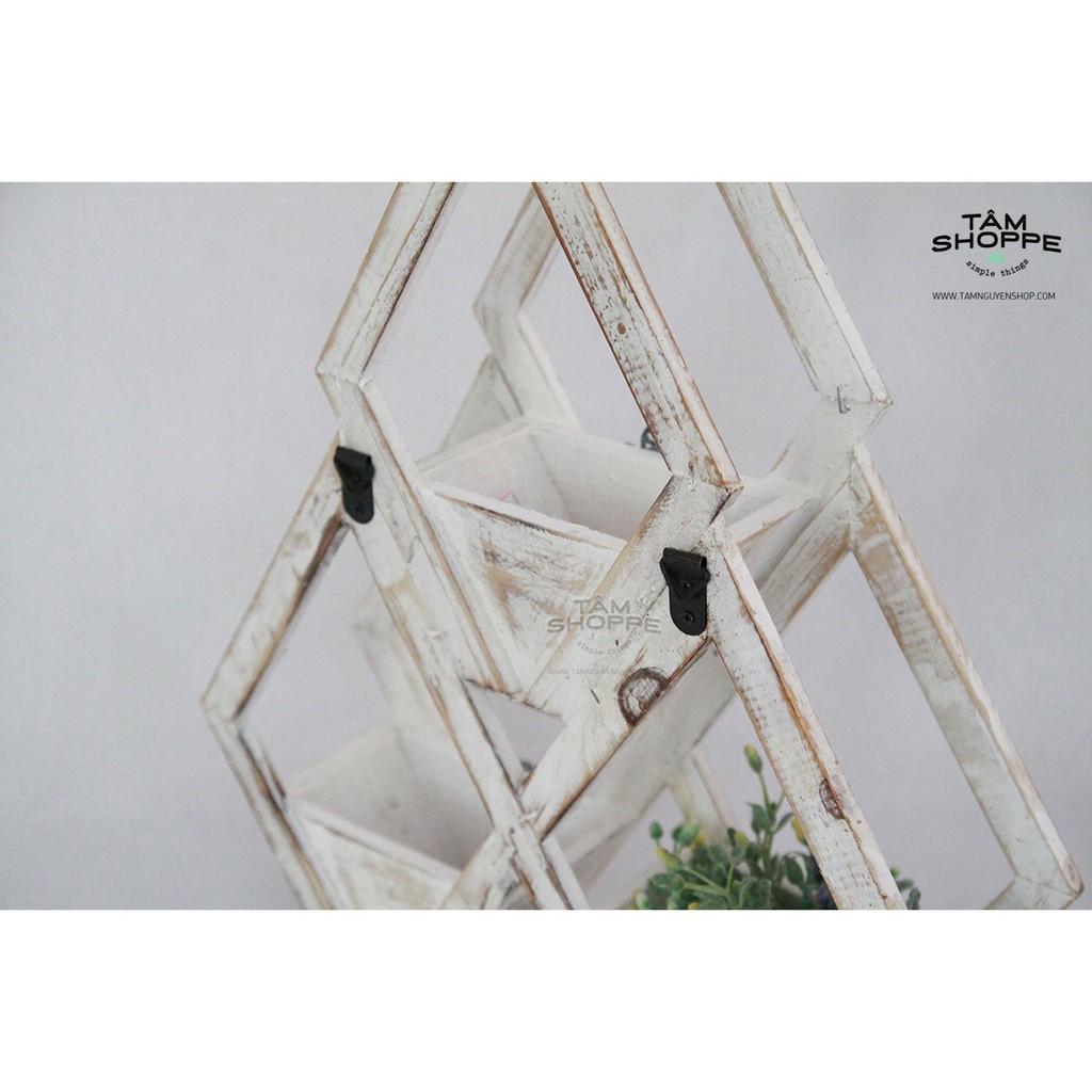 KỆ GỖ ÁP TƯỜNG VINTAGE SỐ 05