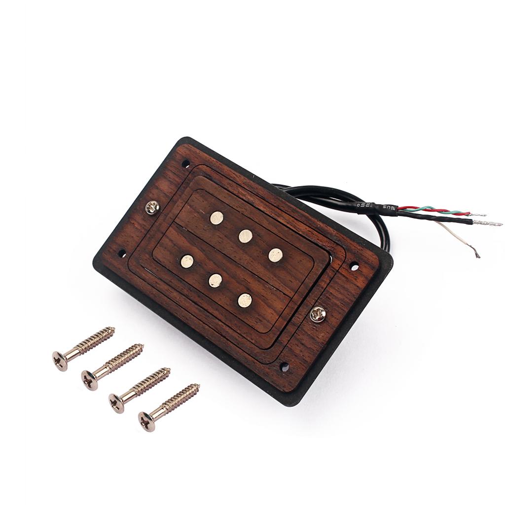 Sunnimix Gỗ Hồng Sắc Humbucker Cho 3 Dây Phần Guitar