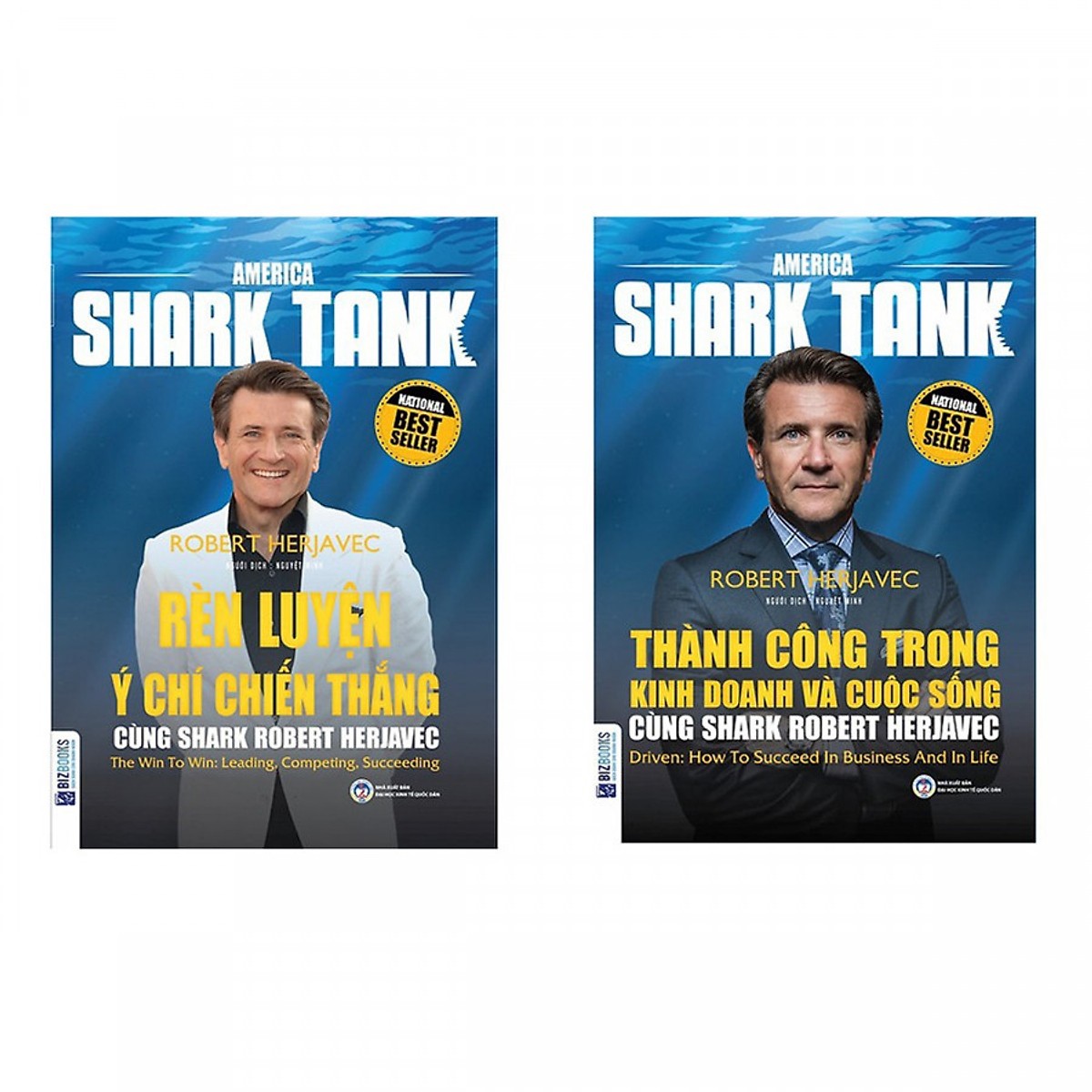Combo Sách Huấn Luyện Kinh Doanh: Thành Công Trong Kinh Doanh Và Cuộc Sống Cùng Shark Robert Herjavec + Rèn Luyện Ý Chí Chiến Thắng Cùng Shark Robert Herjavec