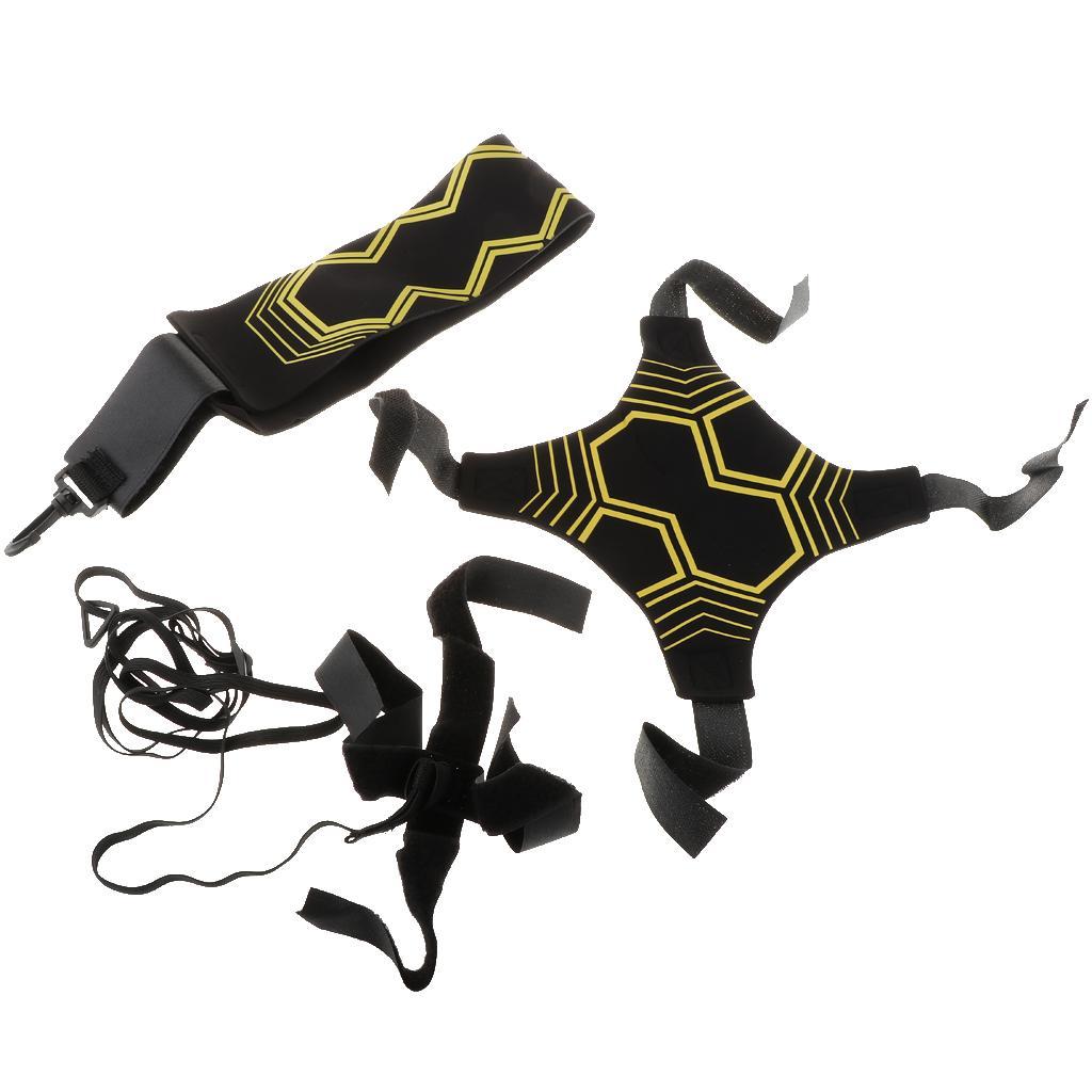 Football Kick Trainer Skills Soccer Training Aid w Adjustable Waistband