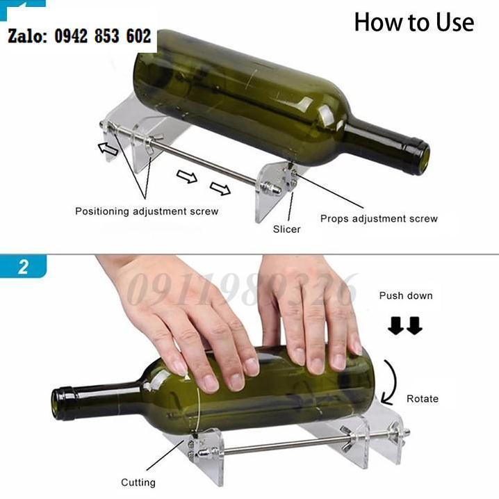Máy cắt chai thủy tinh _ Bộ dụng cụ cắt chai thủy tinh DIY trang trí