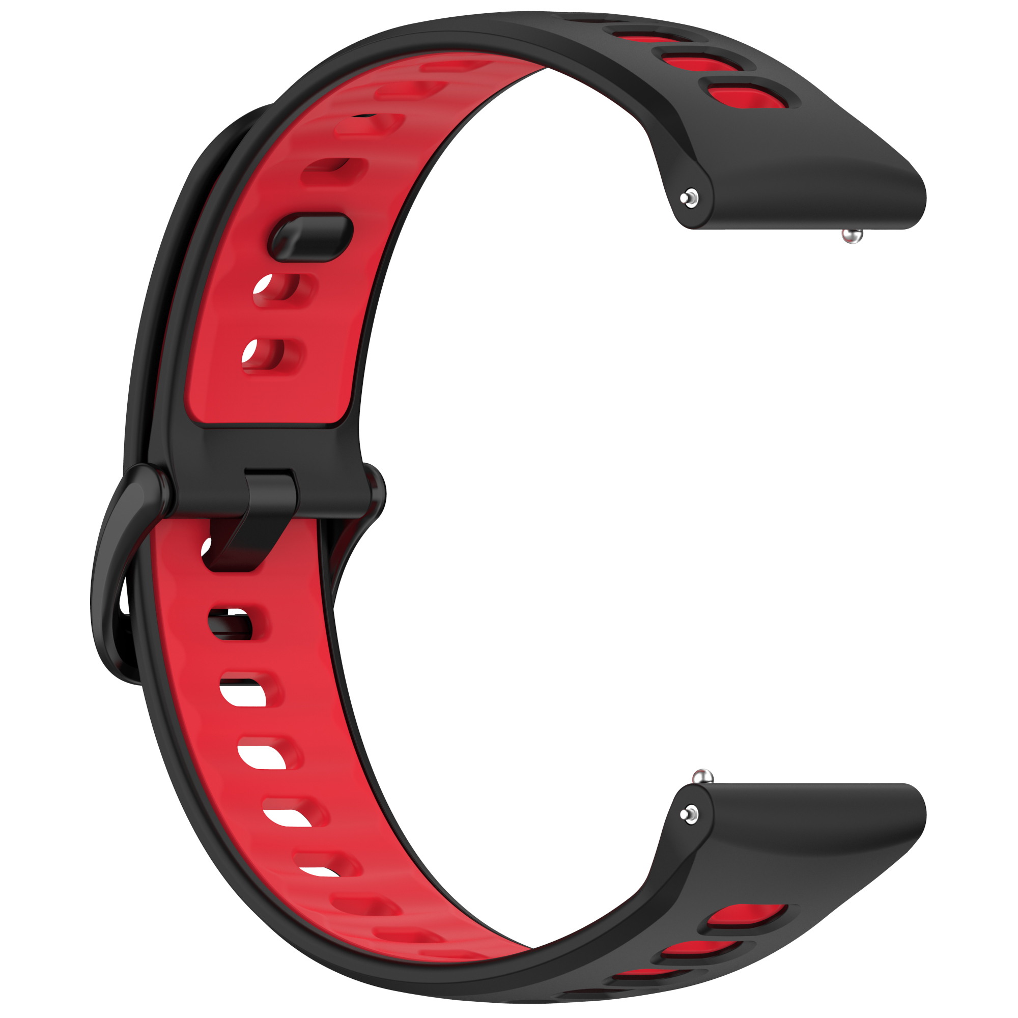 Dây Silicone Hai Màu cho Coros Pace 3 / Coros Pace Pro / Coros Apex 4 (42mm) / Coros Pace 4 Size 22mm - Hàng Chính Hãng