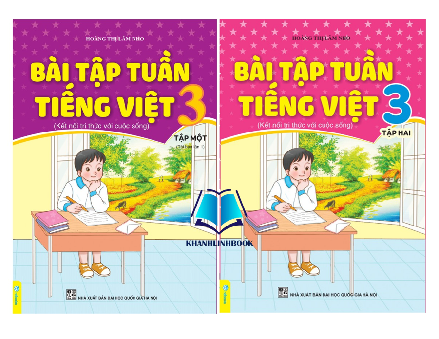 Sách - Combo Bài tập tuần Tiếng việt 3 - tập 1 + 2 ( Kết nối tri thức với cuộc sống )