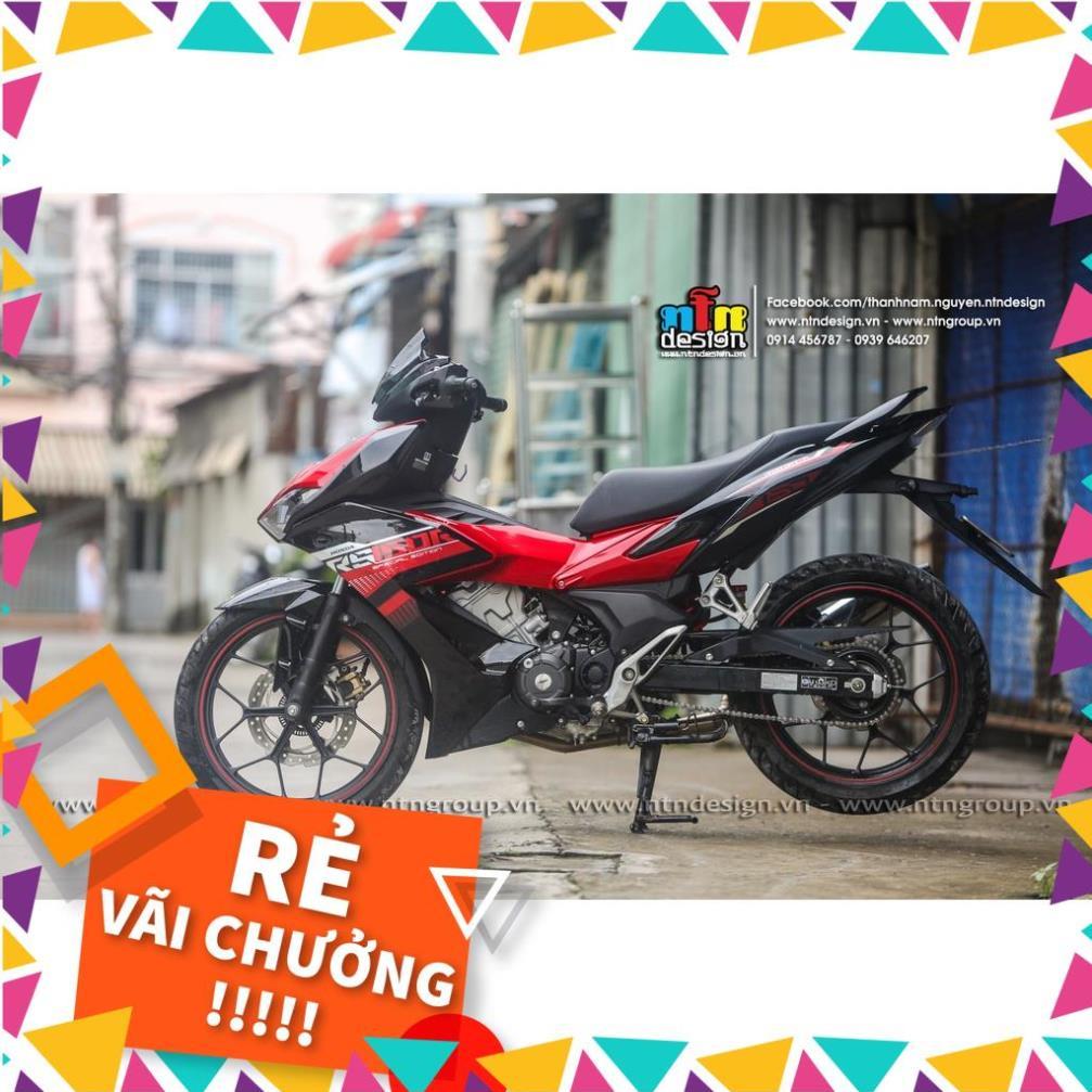 Tem Rời Winner X Mẫu RS 150R Đen Đỏ