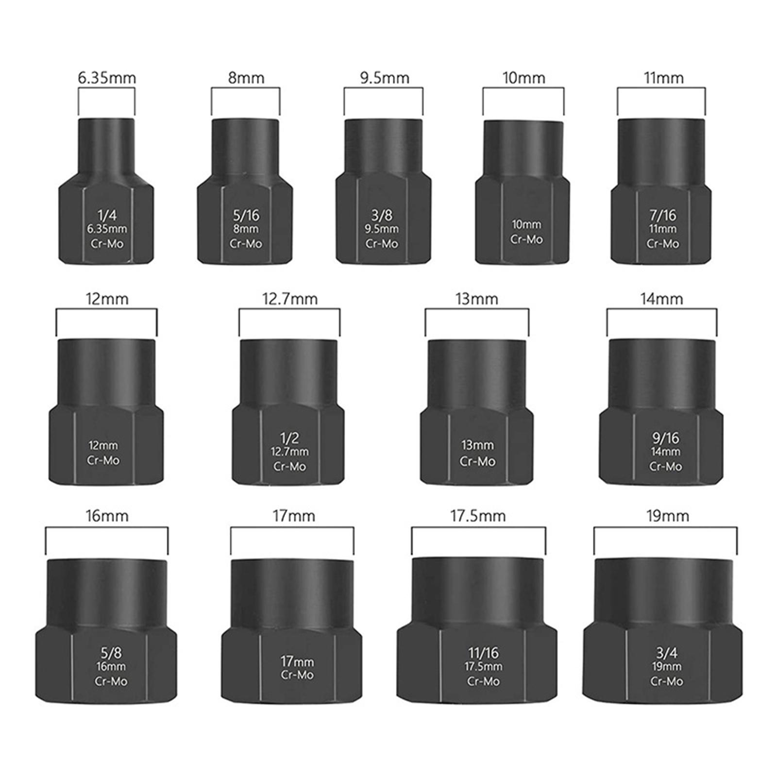 Bolt Remover Set 3/8 Inch Bolt Remover Tool for Remove Damaged Accessories