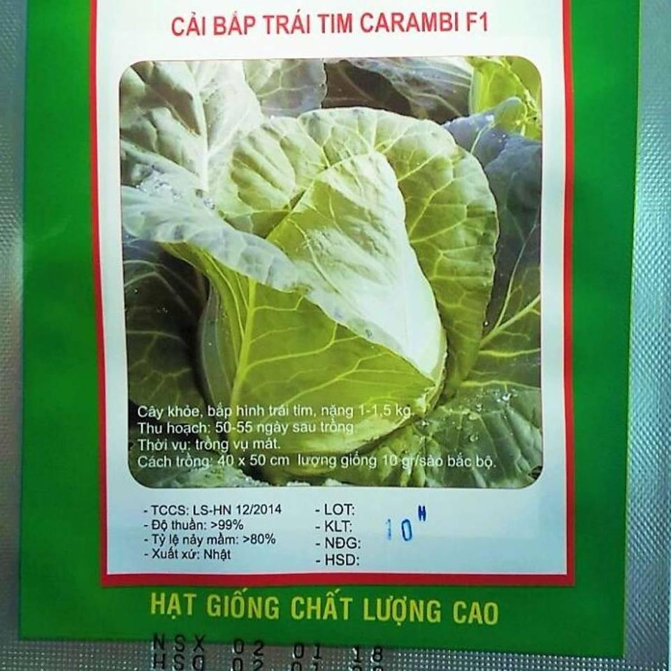 Hạt giống cải bắp baby xanh dể trồng F1-gói 30 hạt-tặng kèm gói phân bón lót