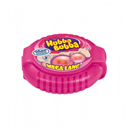 Kẹo gum cuộn siêu dài Hubba Bubba Mega Lang vị Bubblegum (180cm - 56gr)