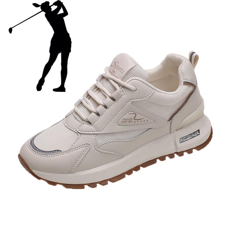 Giày golf nữ mùa xuân và mùa hè Giày đi bộ thể thao ngoài trời cổ điển của phụ nữ Color: mi se Shoe Size: 39