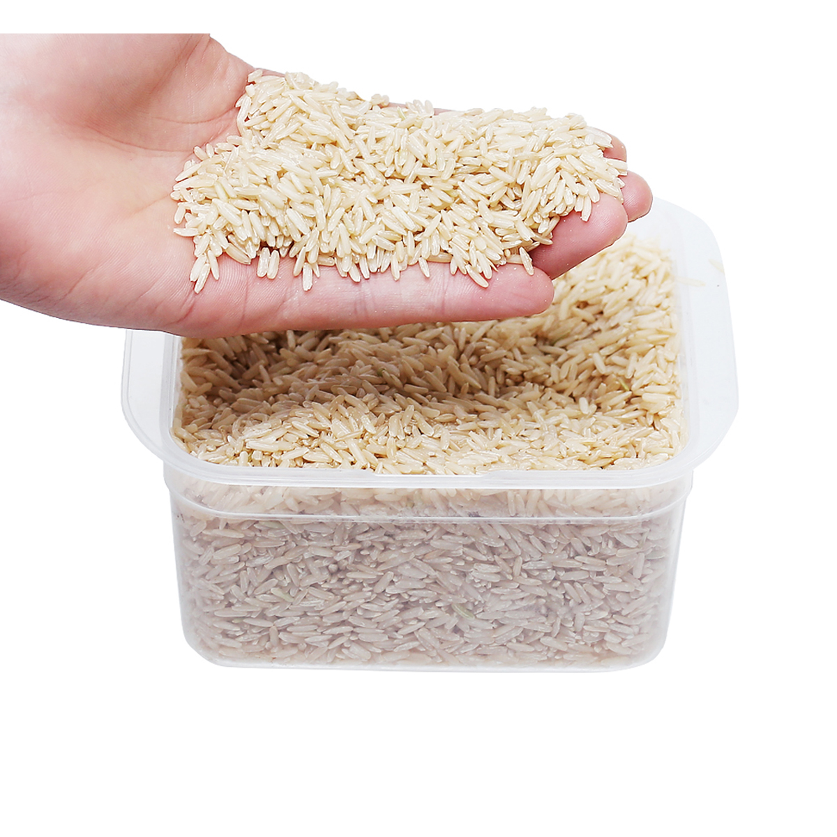 Combo 2 hộp Gạo hữu cơ Hoa Nắng: Vàng lúa chín 2kg & Gạo lứt 2kg