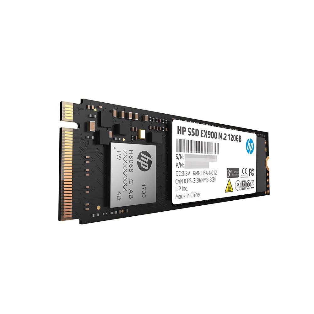 Ổ Cứng SSD HP EX900 M.2 NVMe 120GB - Hàng Chính Hãng