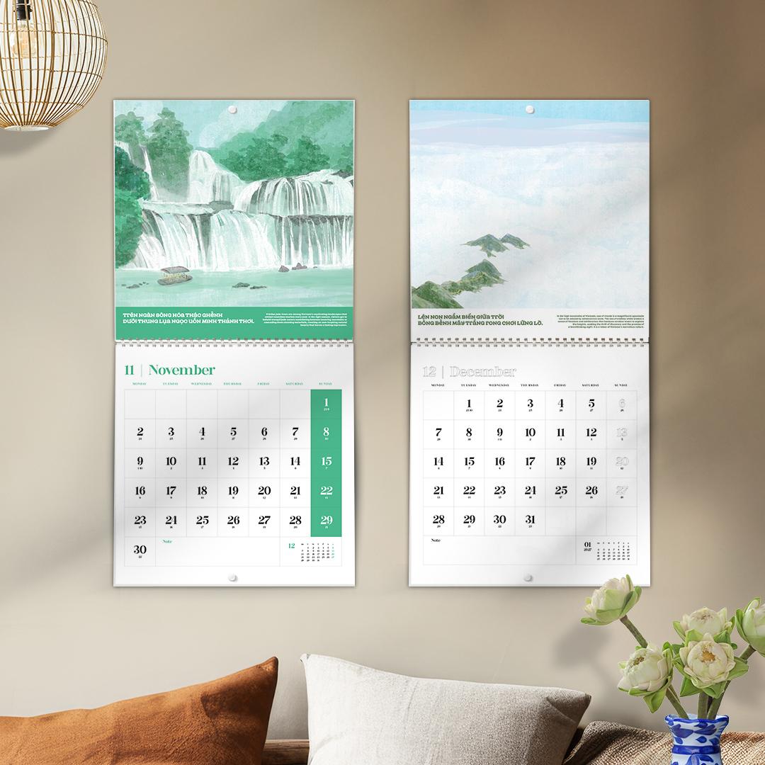 Lịch Treo Tường 2026 - Việt Nam Sắc Màu - SDstationery 2026-SD