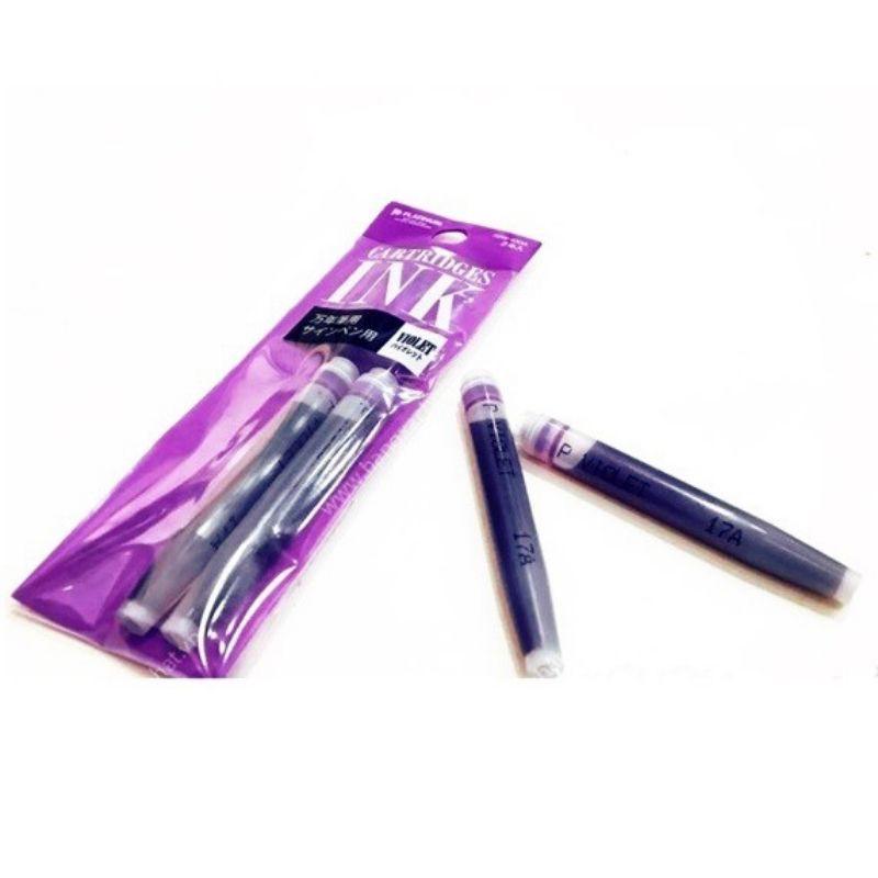 Set 2 ngòi bút mực tím bút máy Nhật