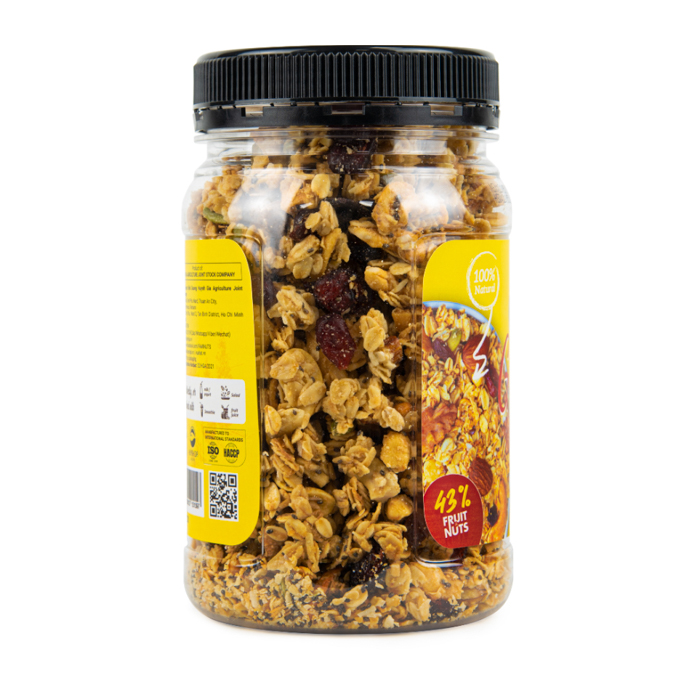 HẠT DINH DƯỠNG NGŨ CỐC GRANOLA FAMINUTS - Hũ Nhựa 470g - Ngũ Cốc Giảm Cân