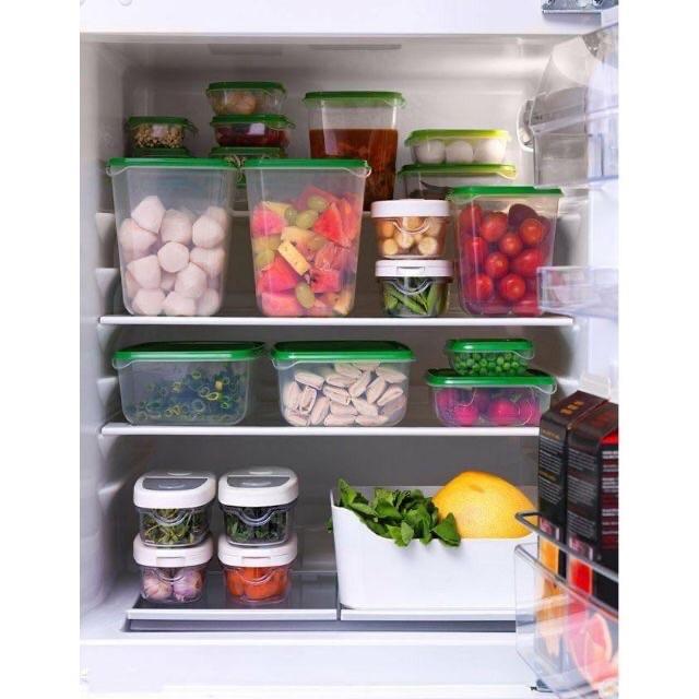 Bộ 17 hộp nhựa Cao cấp đựng thực phẩm bảo quản tủ lạnh