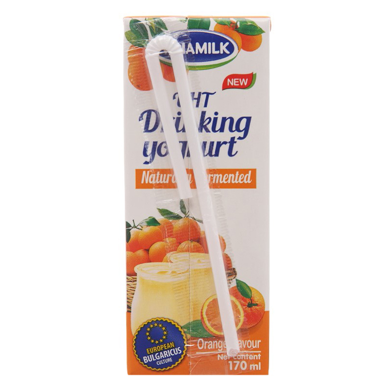 Thùng 48 Hộp Sữa Chua Uống Hương Cam Vinamilk