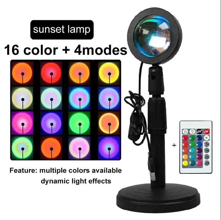 Đèn Cầu Vồng 16 Màu Có Remote – Nguồn Usb, Kéo Dài Đến 34Cm, Chụp Ảnh, Livestream &amp; Trang Trí Phòng