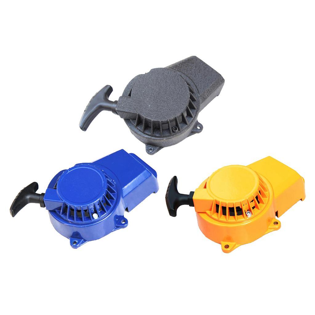 Aluminum Pull Start Starter Replacement for 43cc 47cc 49cc 2-Stroke Engine Motorized Bicycle Scooters Dirt Bike