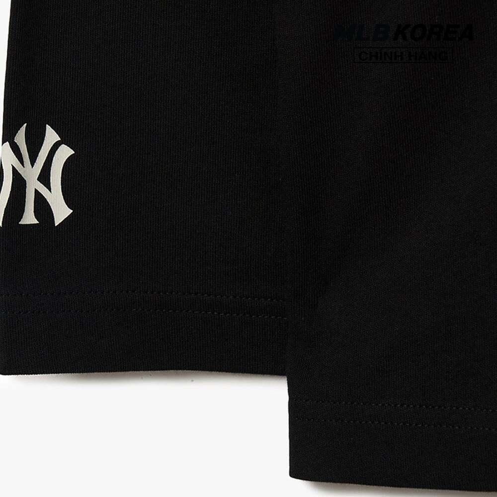 MLB - Áo thun unisex cổ tròn tay dài hiện đại 3ATS