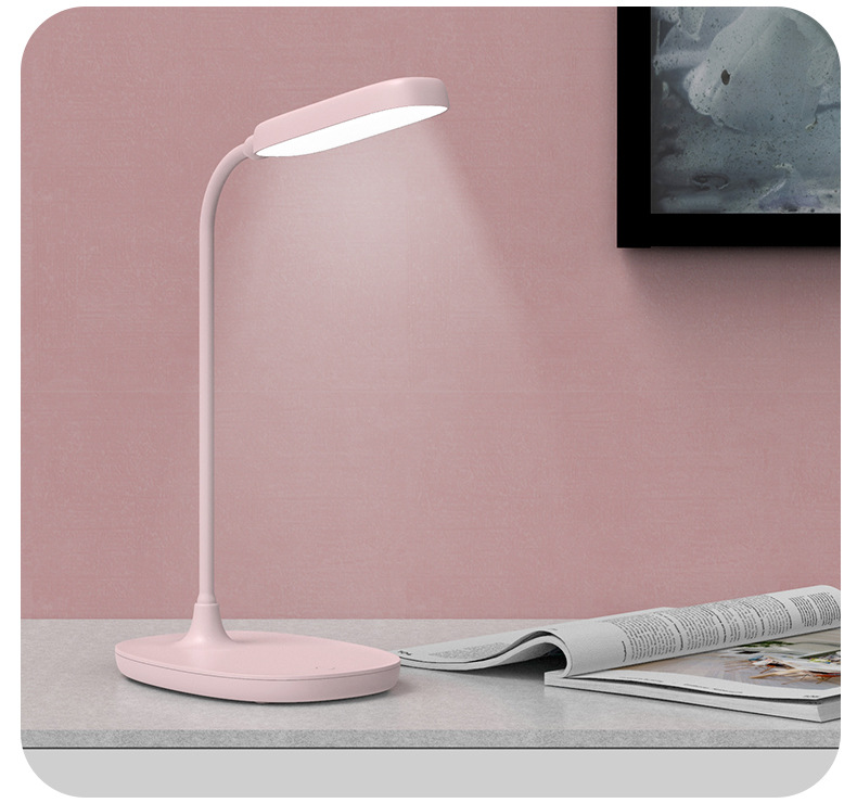 Đèn học để bàn chống cận thị Pisen ,Kèm pin tích điện 1400mAh -4W , Eye-caring Table Lamp - Hàng Chính Hãng