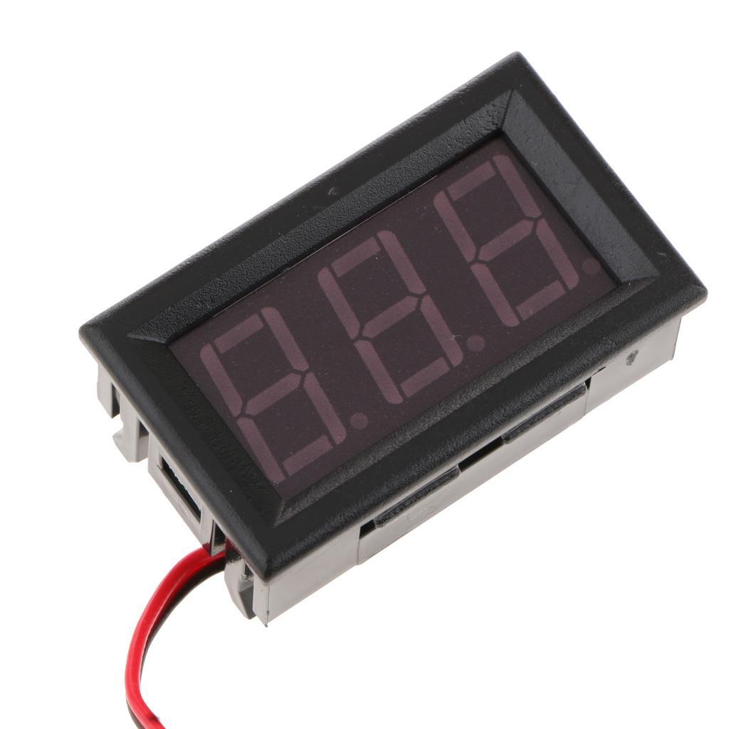 0.56" Digital Volt Meter Voltmeter Panel 2 Wire AC70-500V Reverse Protection