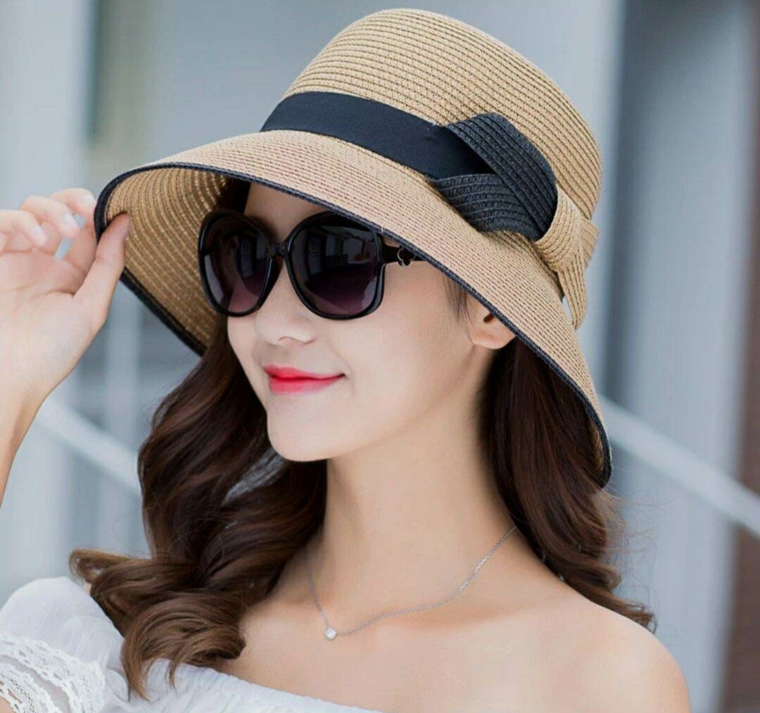 Nón Rộng Vành Nữ Đi Biển Đẹp Mũ Rộng Vành Thời Trang Hàn Quốcdona22030801 - Nâu