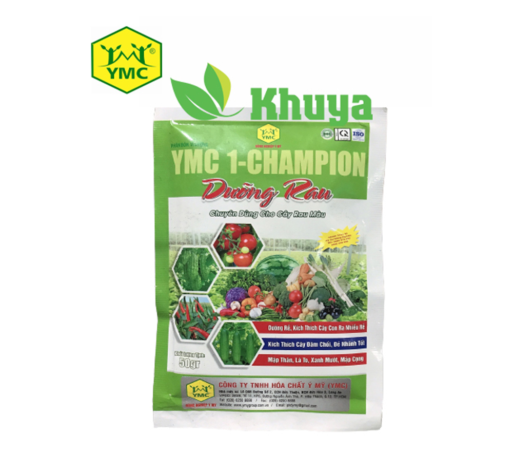 Phân bón Dưỡng rau YMC 50gr Chuyên dùng rau màu