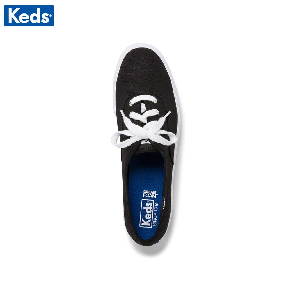 Giày Thể Thao Nữ Keds, Triple Canvas Black - KD057298