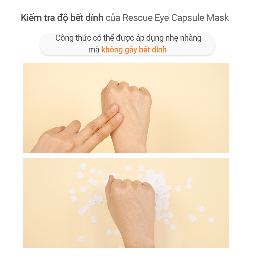 Tinh chất dưỡng &amp; chống nhăn cho mắt Kocostar Rescue Eye Capsule Mask