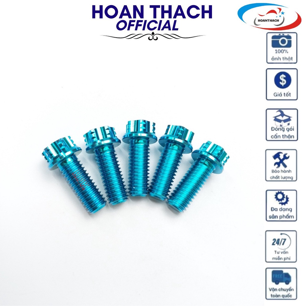 Ốc 8L15 Titan Lục Bảo Đầu Salaya dùng cho nhiều dòng xe SP017507(giá bán 1 con)