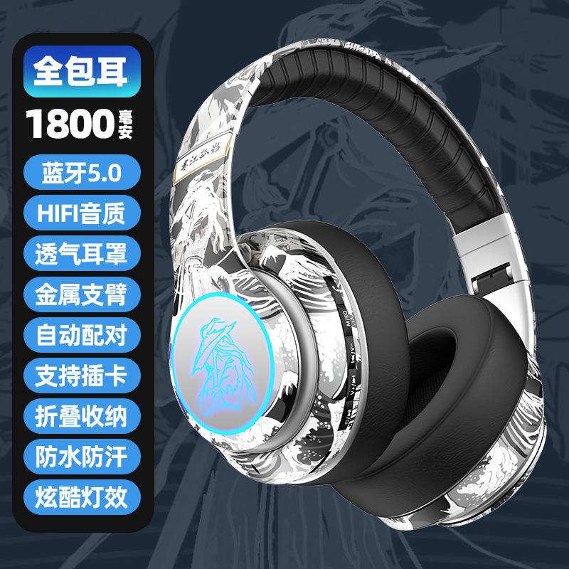 Tai nghe Bluetooth thể thao điện tử thuận lợi nhất gắn trên đầu loa siêu trầm có giá trị cao chống ồn không dây thẻ gập tiêu chuẩn chính thức 20 mét