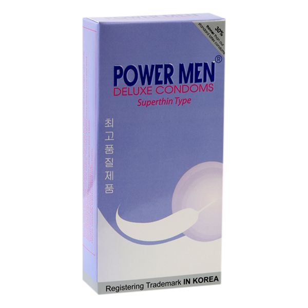 Bao cao su Powermen Superthin 12C