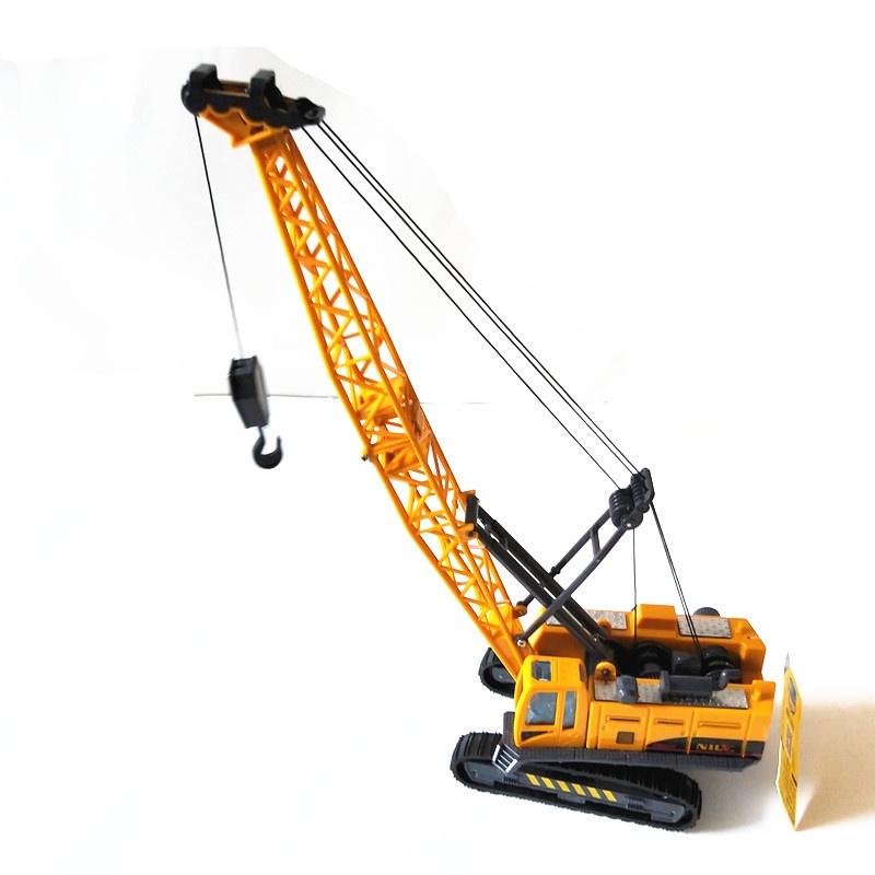 Mô hình xe đồ chơi, xe cần cẩu nâng hàng kích thước lớn, chất liệu nhựa an toàn cho bé