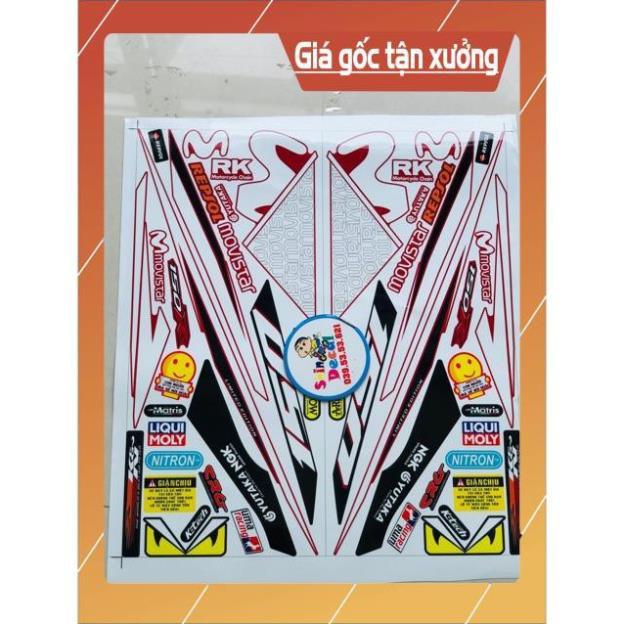 Tem rời winner movistar dán xe đỏ