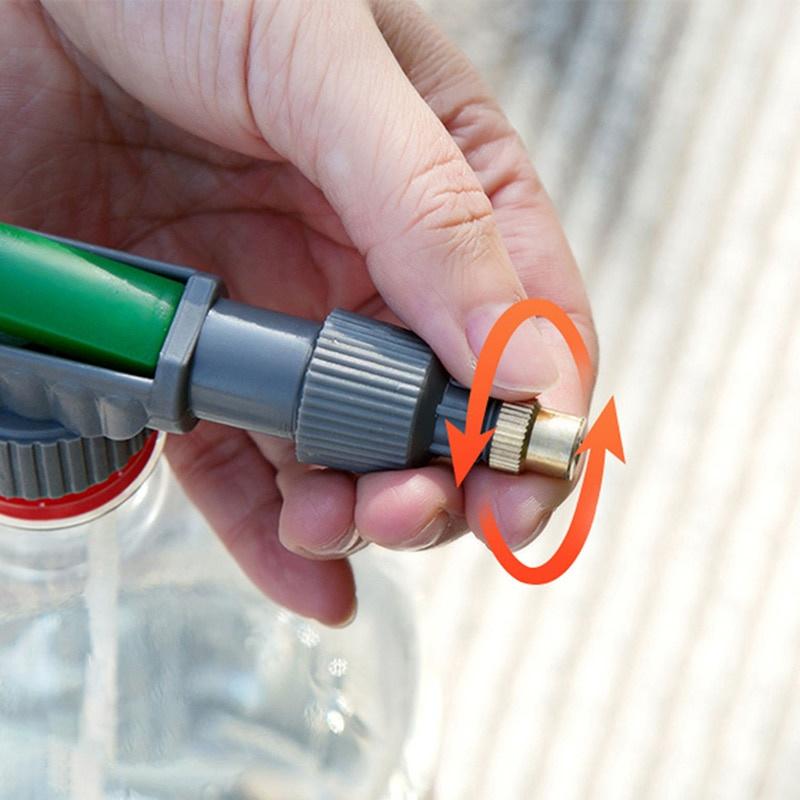 High Pressure Air Pump Bottle Manual Sprayer Adjustable Nozzle Garden Watering Tool Supplies Agricultural Spray Garden Tool