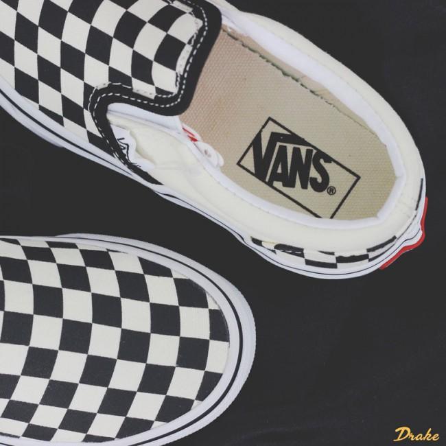 Giày sneakers Vans trẻ em Slip On Checkerboard VN000ZBUEO1