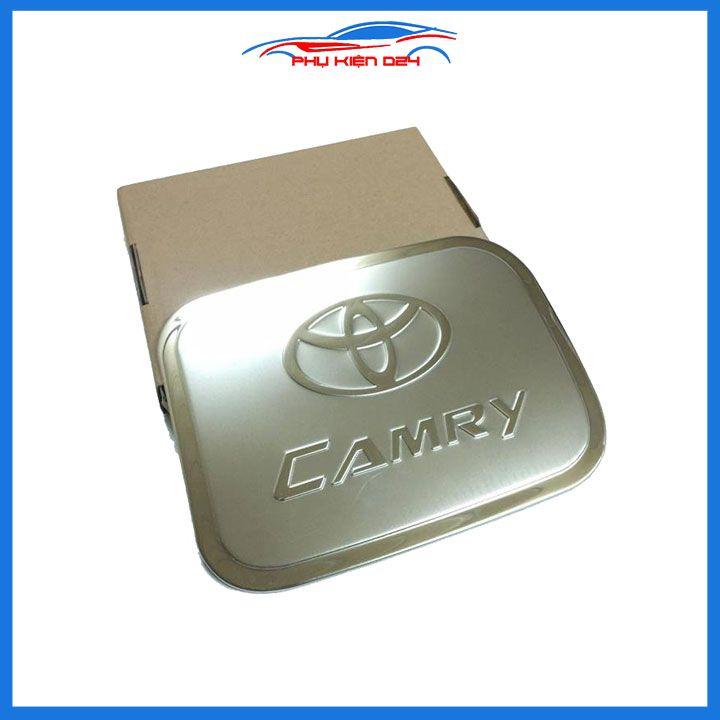 Ốp nắp xăng Camry 2007-2008-2009-2010-2011 mạ crom bảo vệ chống trầy trang trí ô tô
