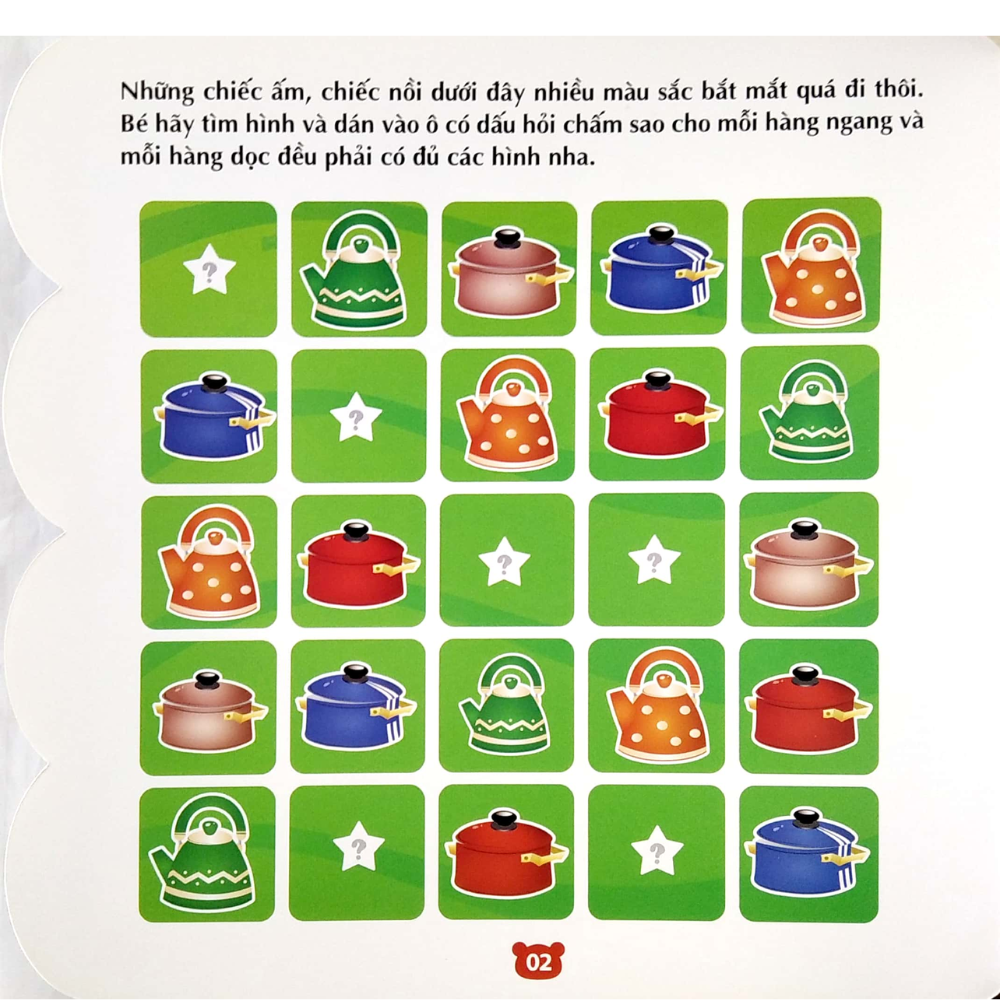 Bóc Dán Hình Thông Minh IQ - EQ - CQ - Sticker For Kids Cuốn 4